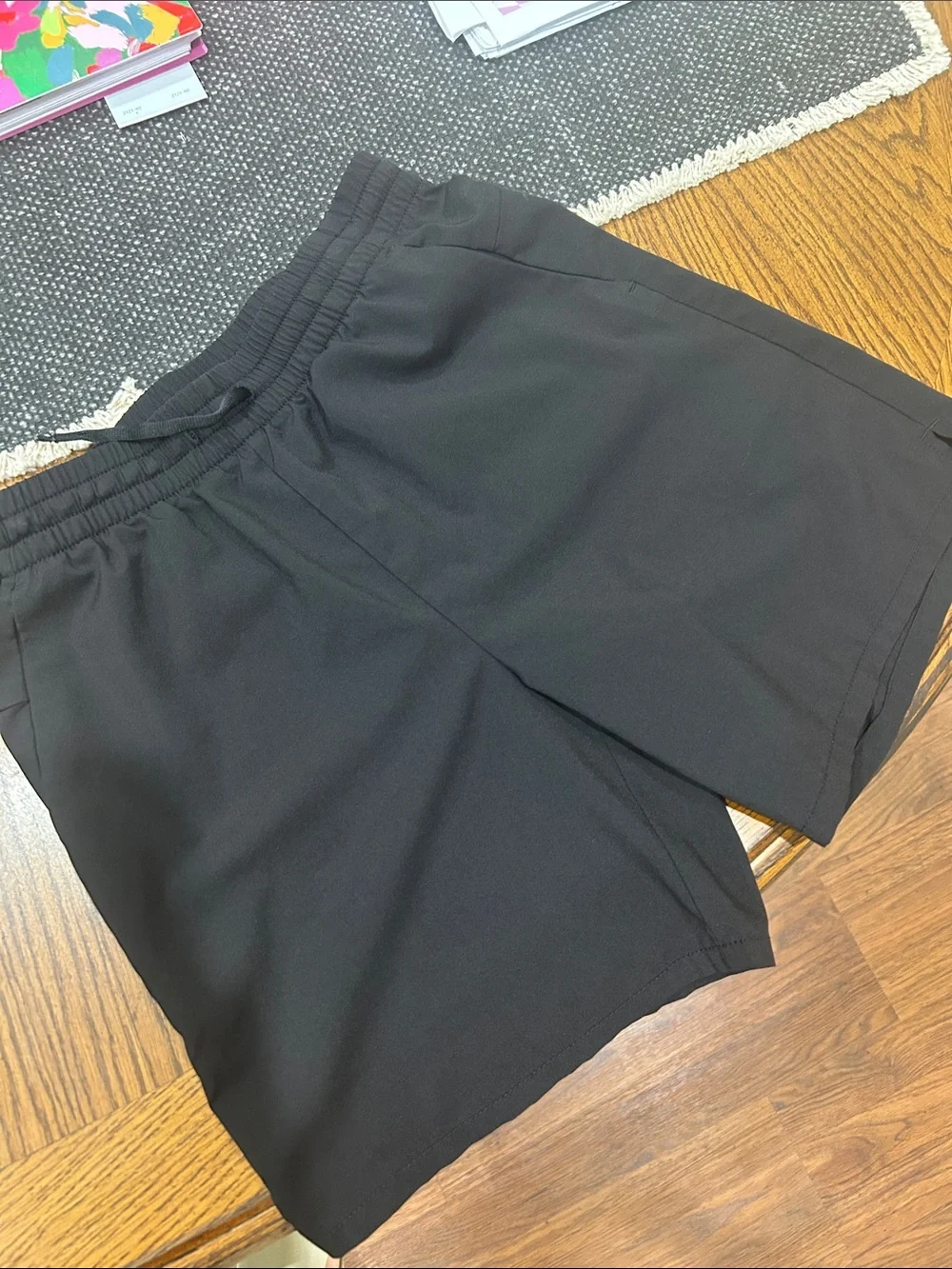 Old Navy Black Elastic-Waist Kids Shorts